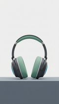 Wireless headphones with adaptive noise-cancelling